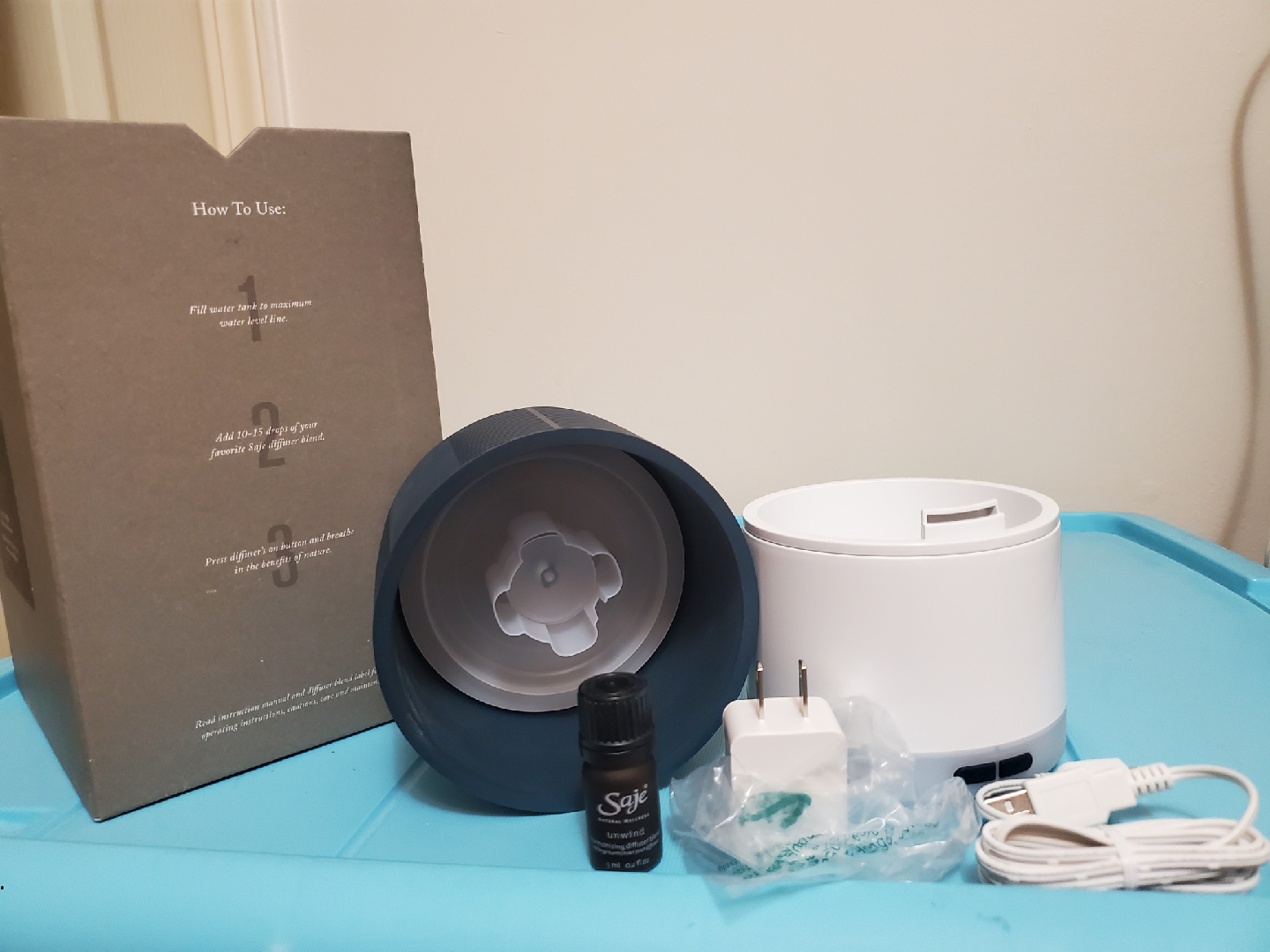 Saje Aroma Nook Kit Nighttime Edition Diffuser - NEW - photo 3