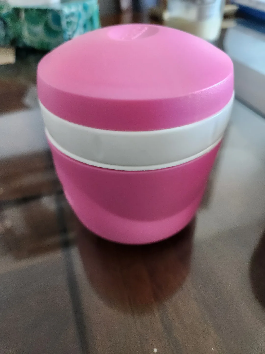 Tupperware Pink & White Container image indicator(2)
