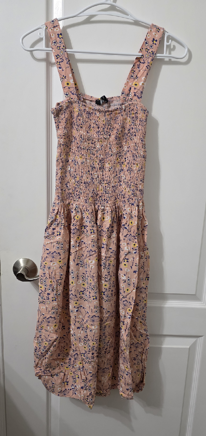 Floral Print Smocked Sundress