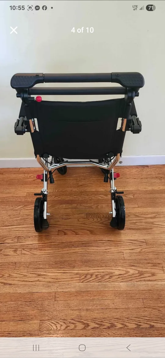 Lightweight Transport Wheelchair with Box image indicator(4)