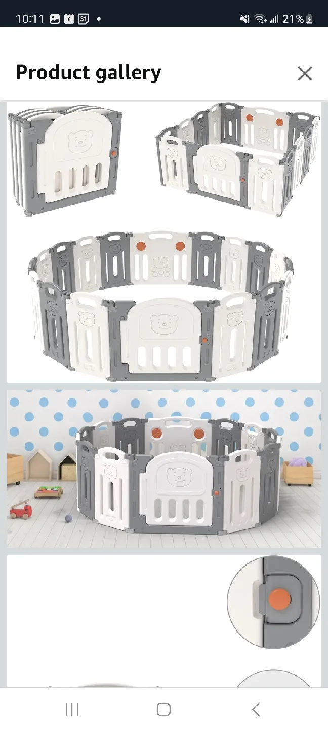 Baby Playpen - Safety Play Yard