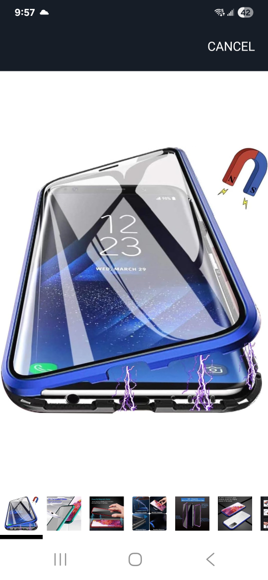 Samsung Galaxy S25 plus magnetic titanium case
