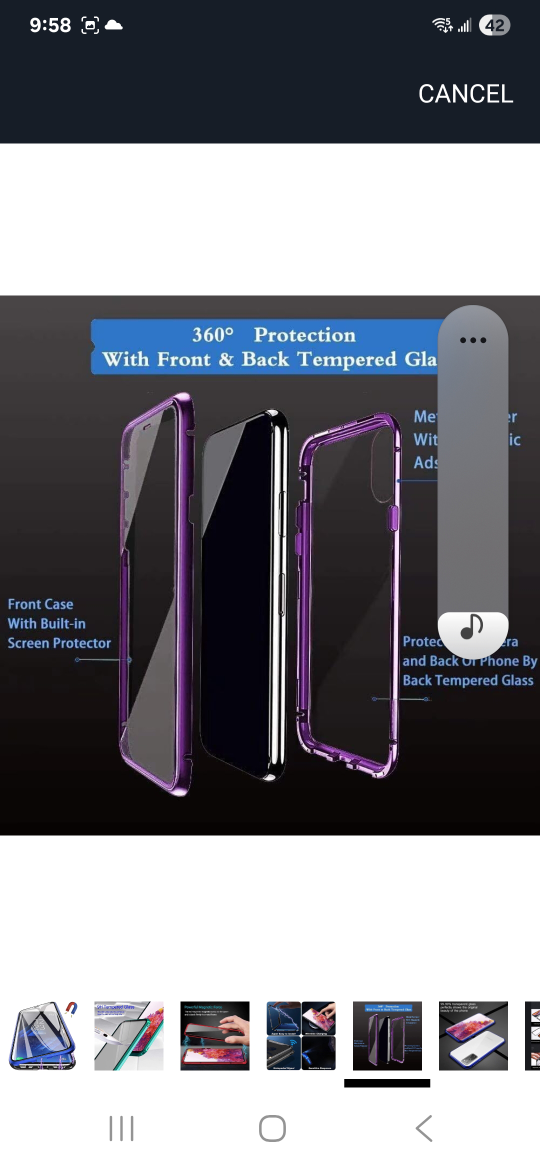 Samsung Galaxy S25 plus magnetic titanium case - photo 2