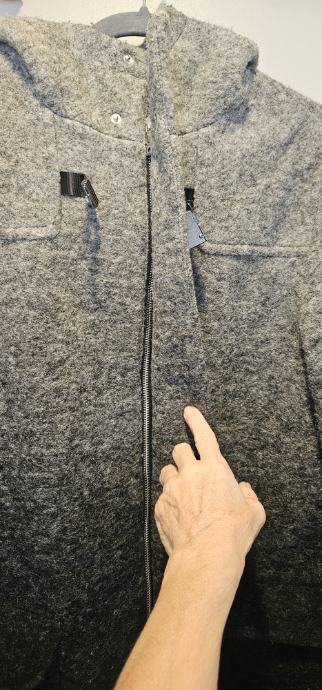 Jack & Jones Grey Ombre Hooded Jacket - Size 175/96A - photo 2