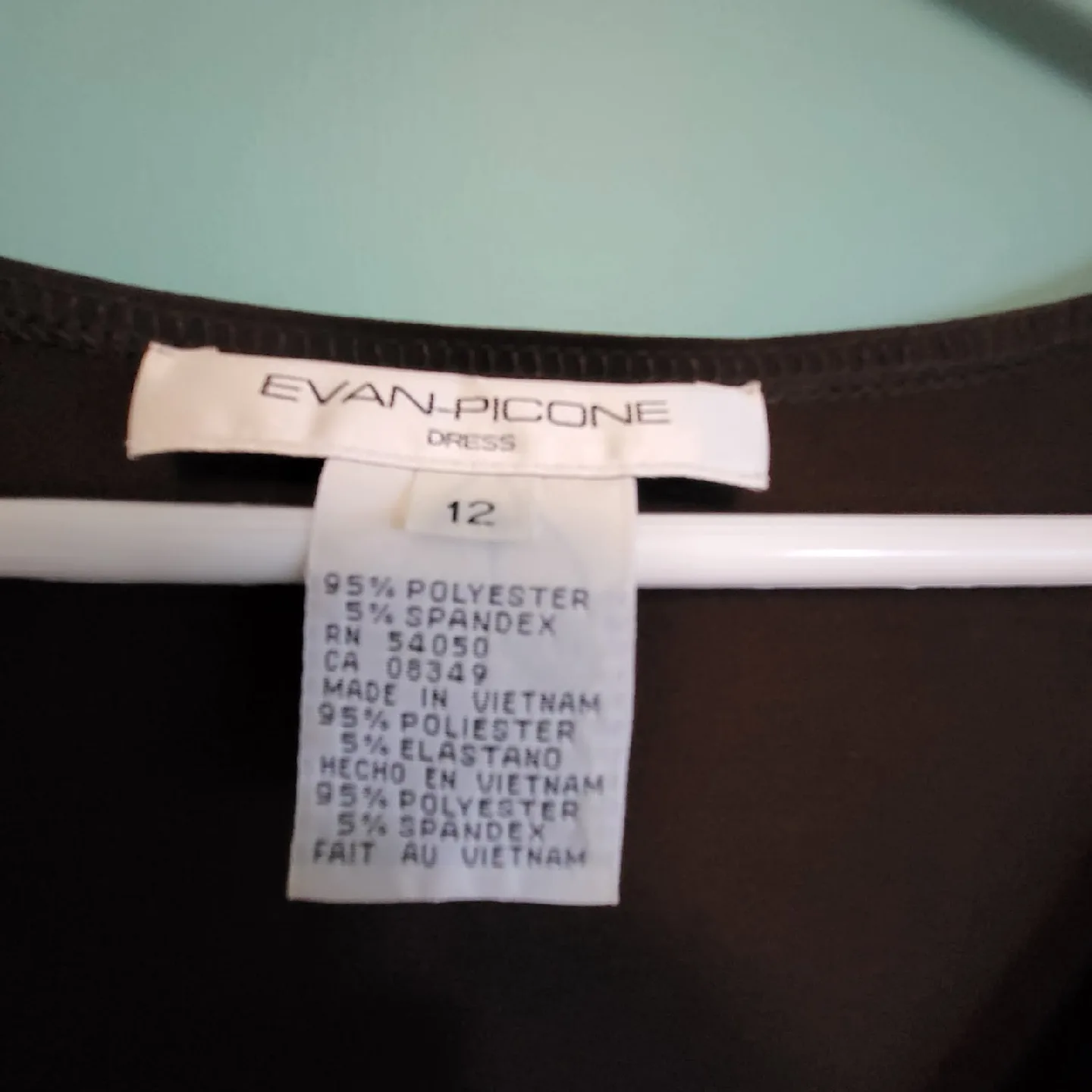 Evan-Picone Brown Wrap Dress - Size 12 image indicator(5)