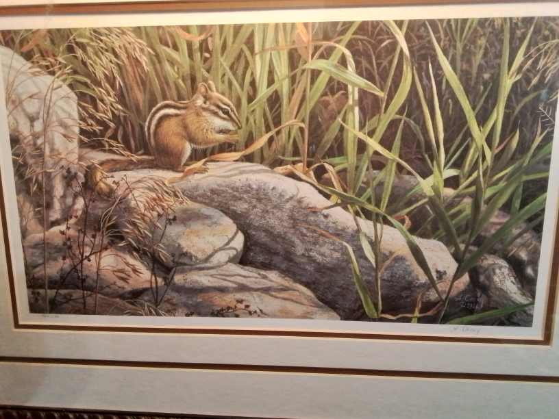 A. Casey Chipmunk Print, Signed & Numbered - photo 2