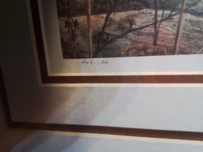 A. Casey Chipmunk Print, Signed & Numbered - photo 3