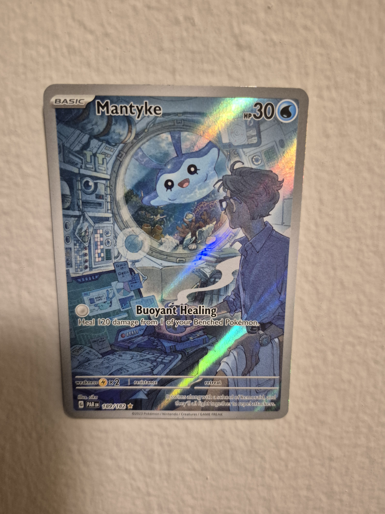 Pokemon Mantyke Card
