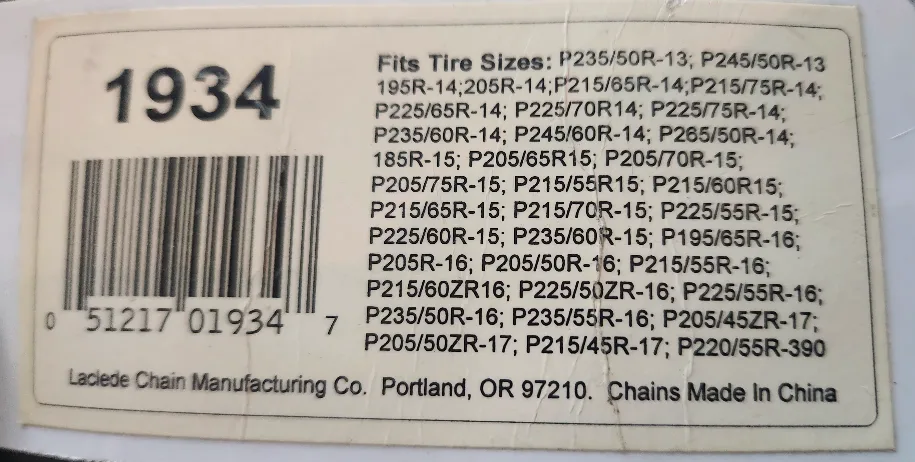 Sierra Cable Link Tire Chains (1934) image indicator(5)