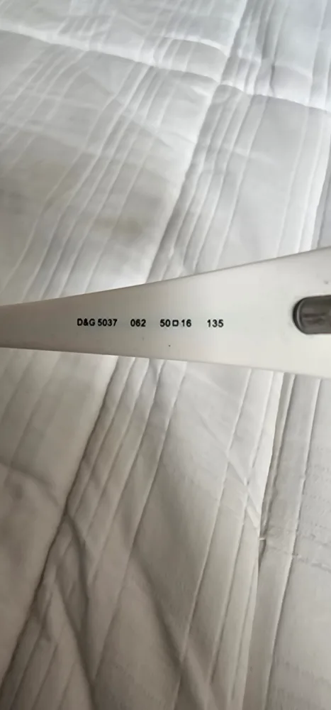 Dolce & Gabbana D&G White Eyeglasses image indicator(6)