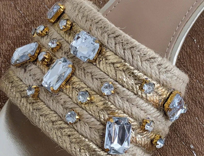 NY&C Embellished Heeled Sandals- Size 7 image indicator(2)