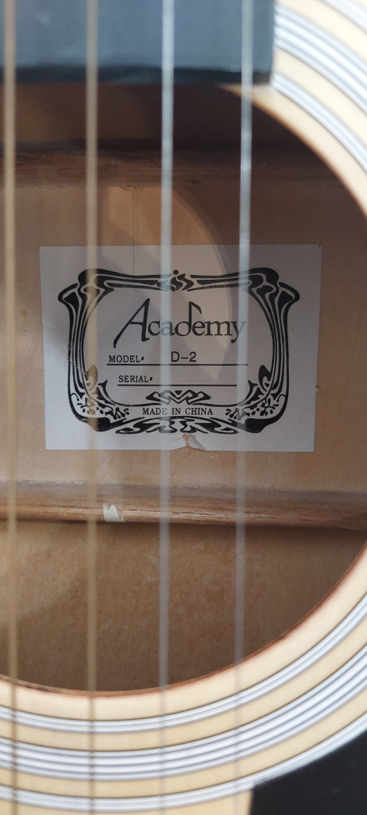 Academy D-2 Acoustic Guitar - photo 5
