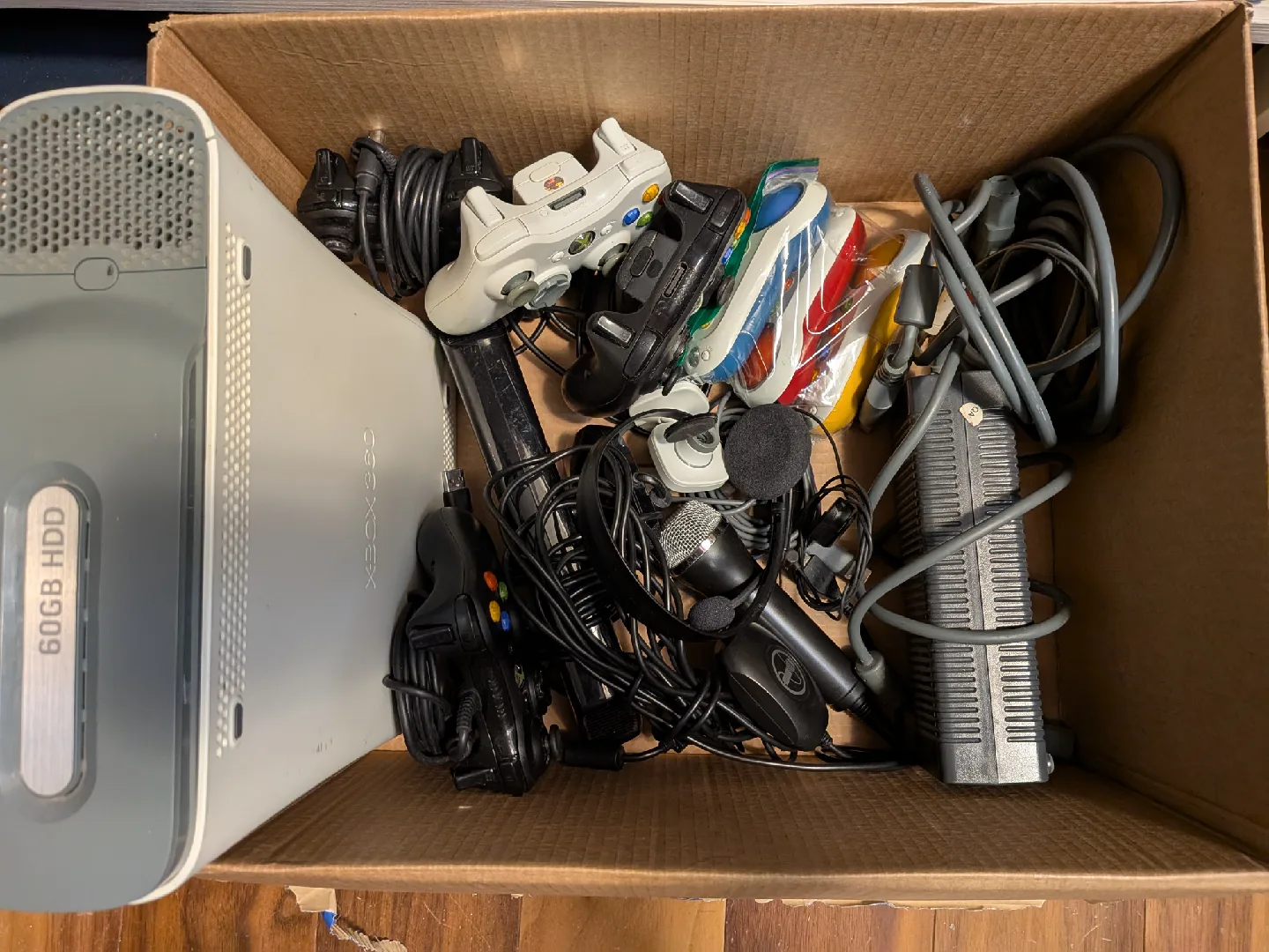 Xbox 360 with lots of accessories thumbnail