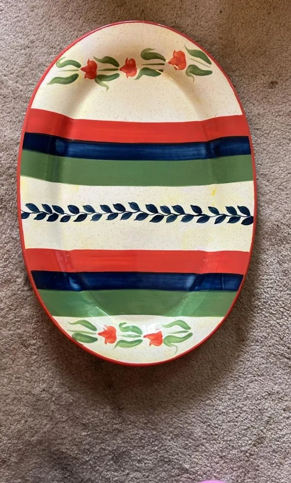 Decorative Serving 18 inch Platter thumbnail