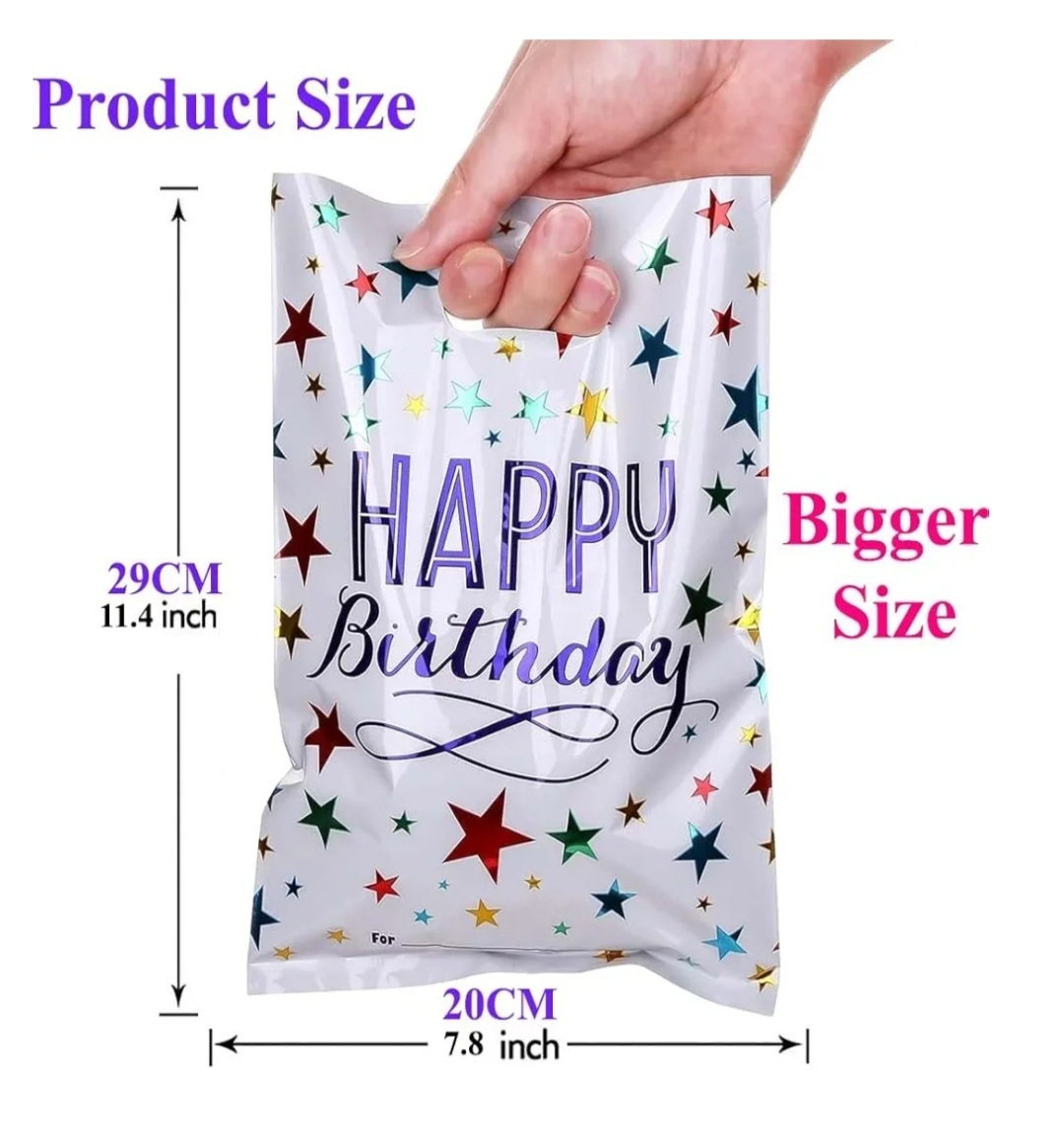 Happy Birthday Gift Bag - 11.4 x 7.8 inches