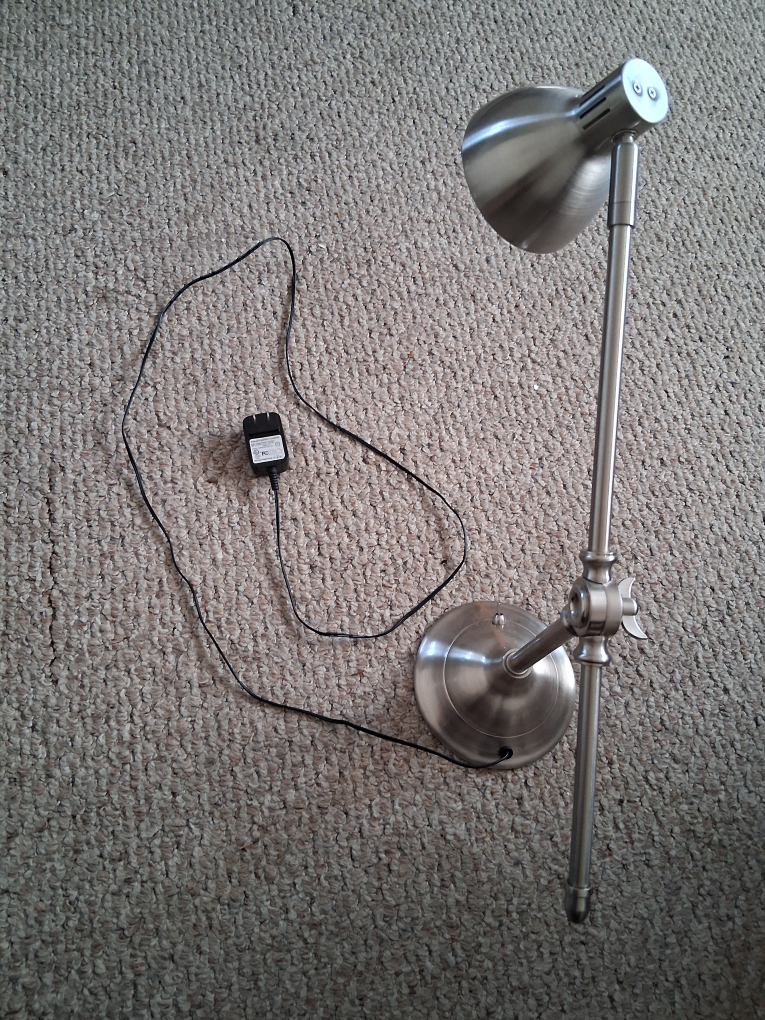 Adjustable Silver Desk Lamp - photo 2