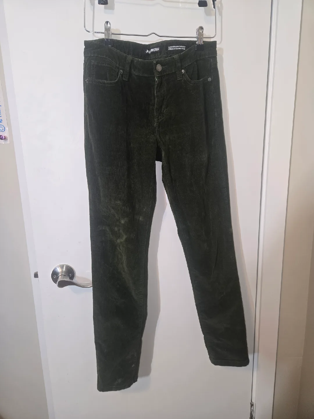 🥕Joe Fresh Slim Corduroy Pants - Olive Green