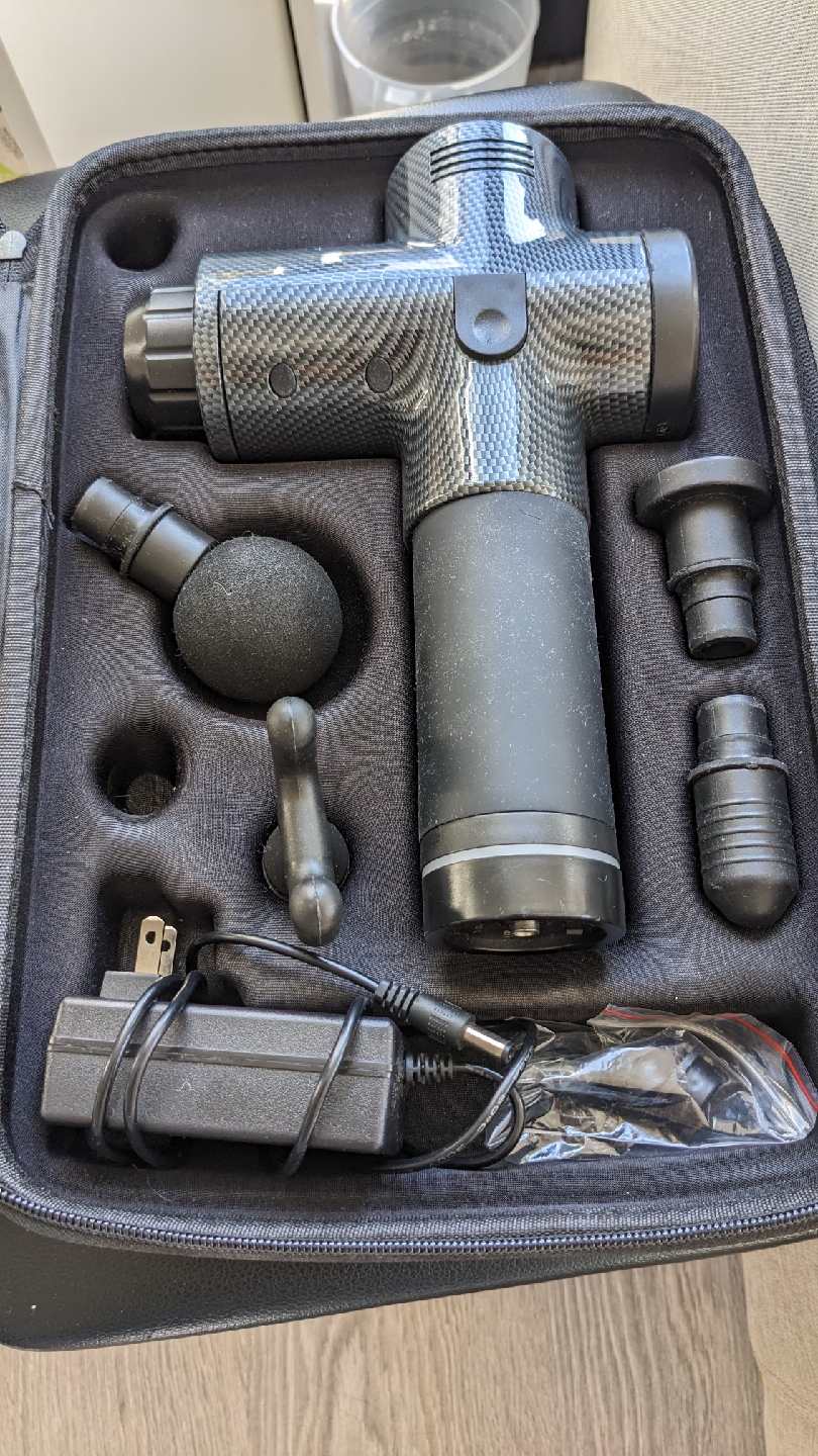 Massage Gun with Attachments and Case