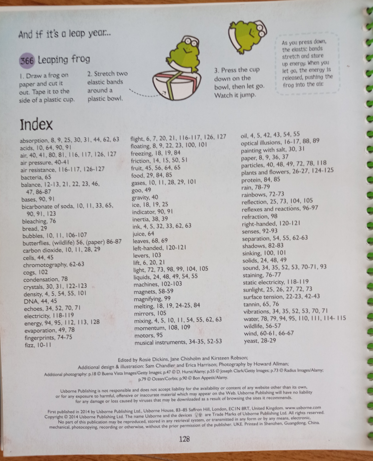 365 Science Activities by Usborne - photo 2