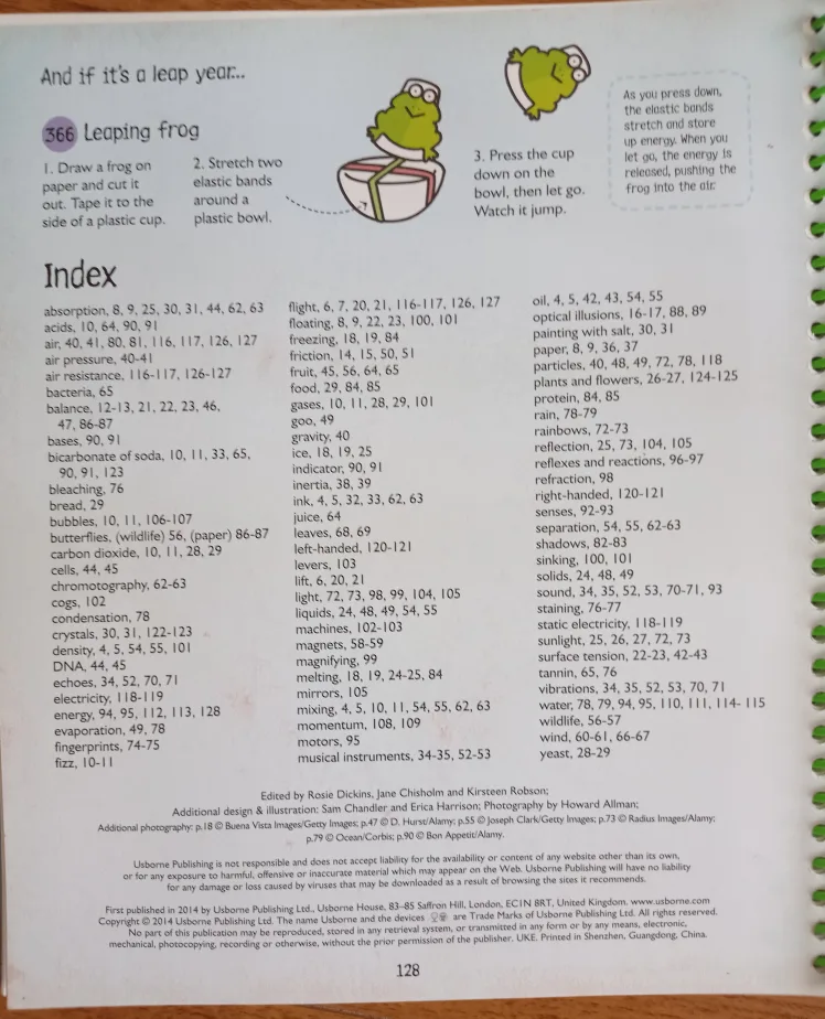 365 Science Activities by Usborne thumbnail