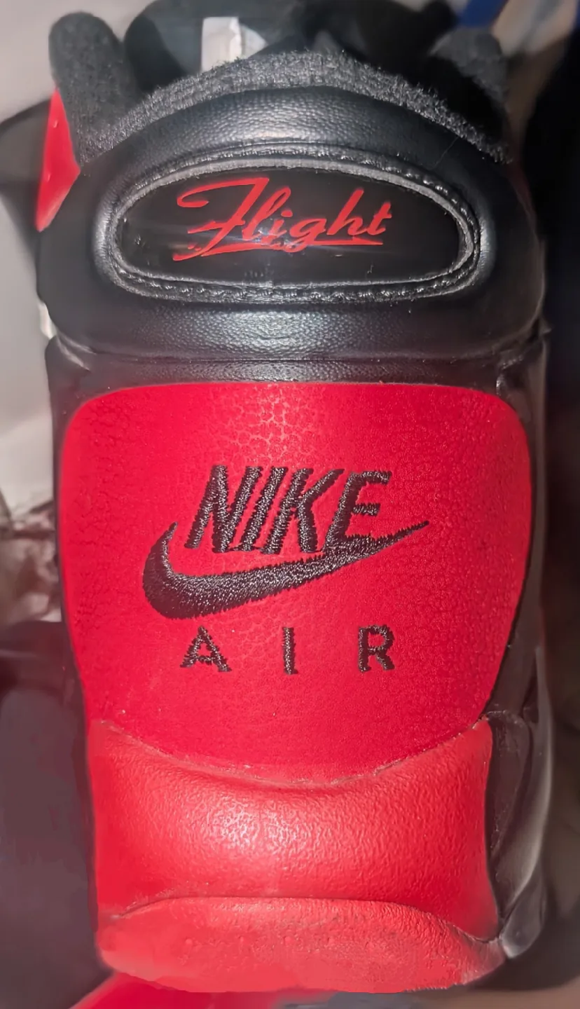 Nike Air Flight Sneakers - Red & Black image indicator(2)