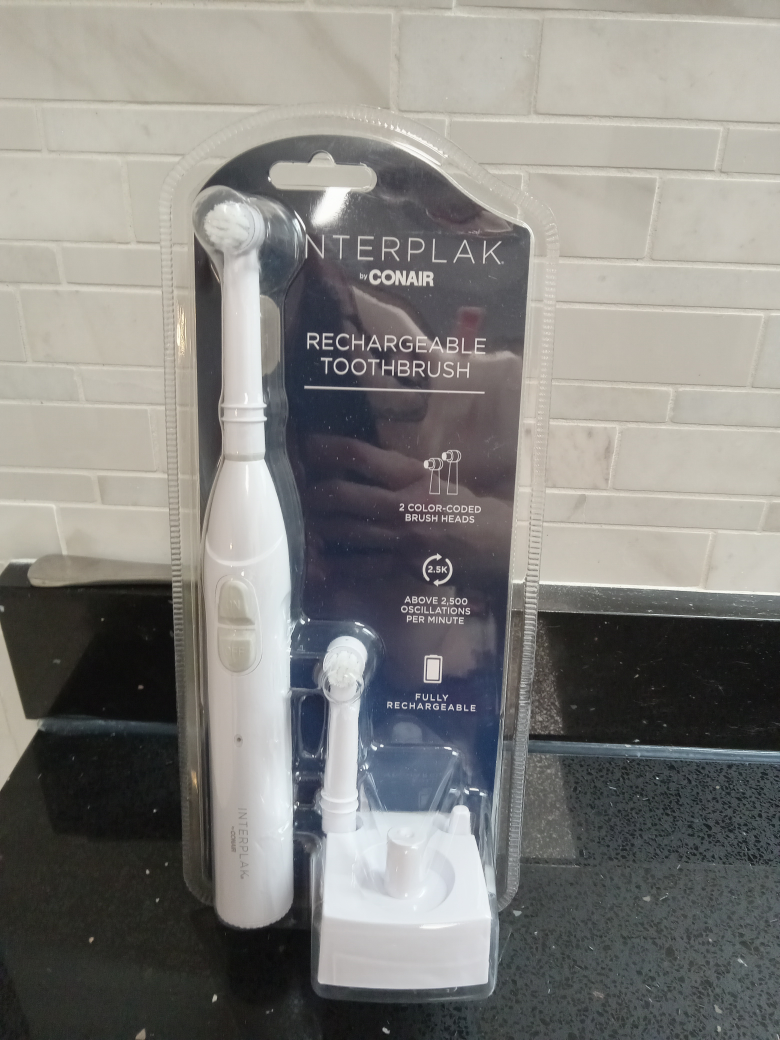 Conair Interplak Rechargeable Toothbrush - New