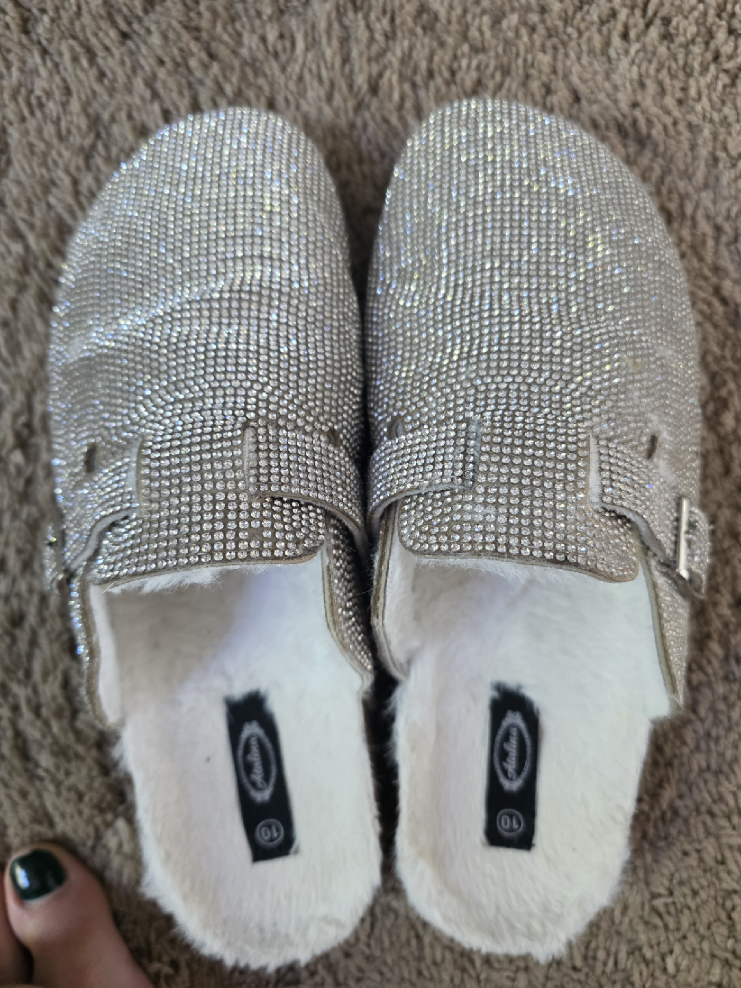 Andiana Rhinestone Clogs - Size 9 - photo 3