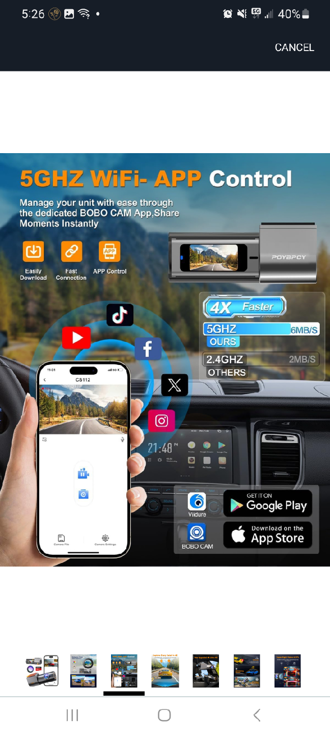 Brand New✨️ 4K Ultra Dashcam🇨🇦 Moving Sales - photo 5