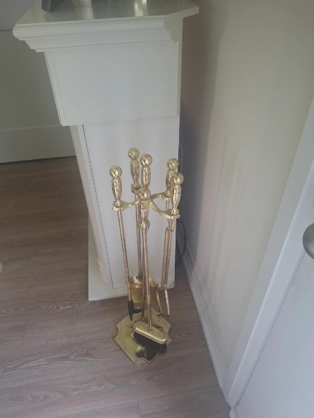 Fireplace Tool Set - Brass Finish image indicator(3)