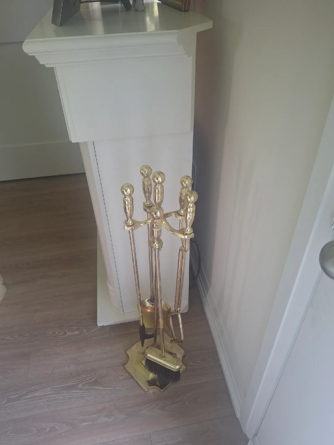 Fireplace Tool Set - Brass Finish image indicator(4)