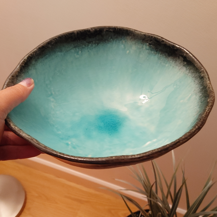Handmade Ceramic Bowl - Turquoise - photo 4