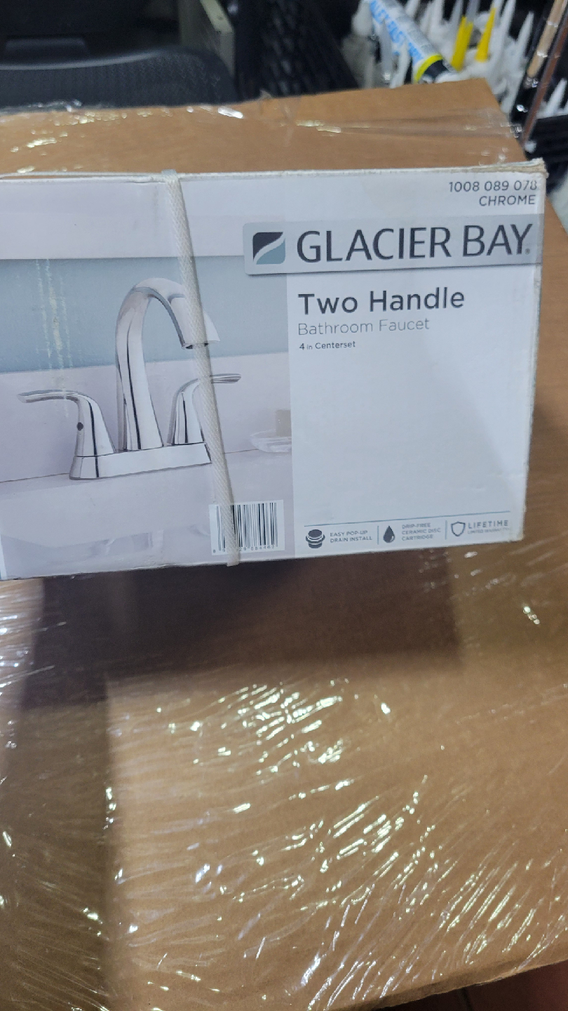 Glacier Bay Two Handle Bathroom Faucet - New - photo 3