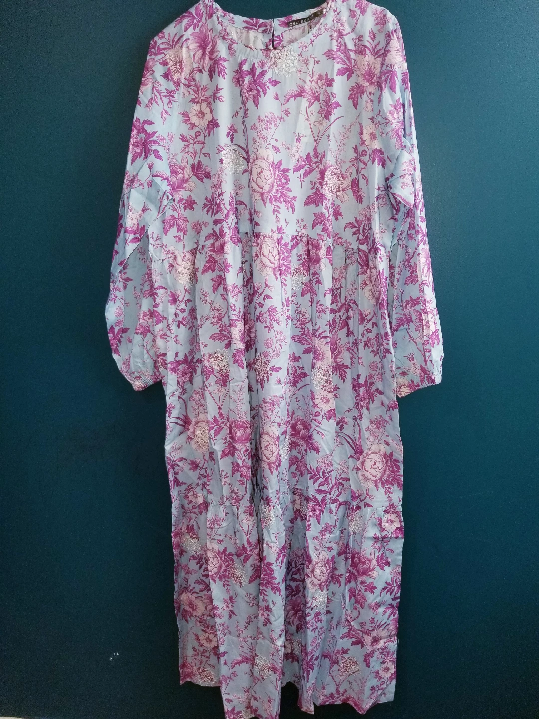 ZELLi Blue Floral Print Dress