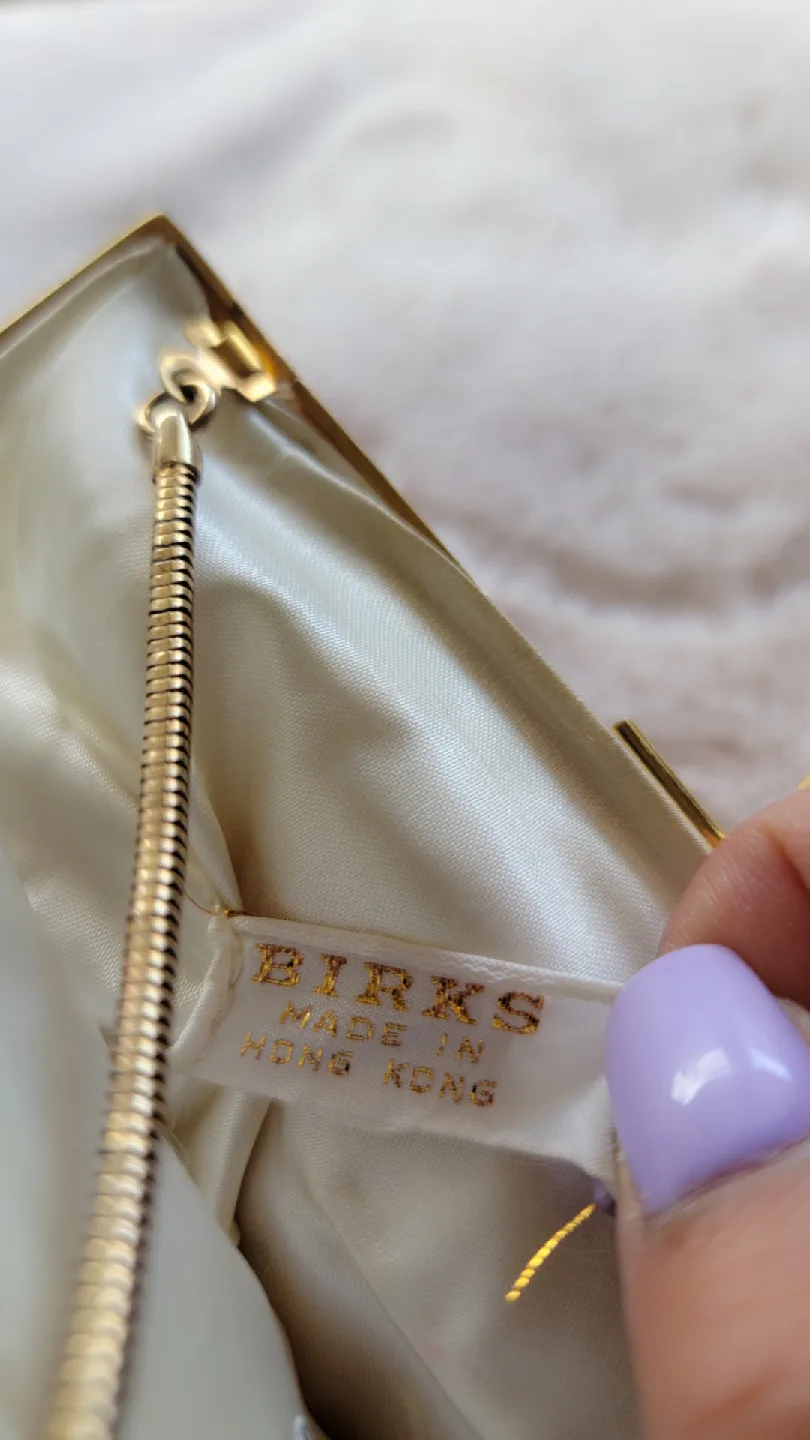 Vintage Birks Beaded Clutch Purse image indicator(3)