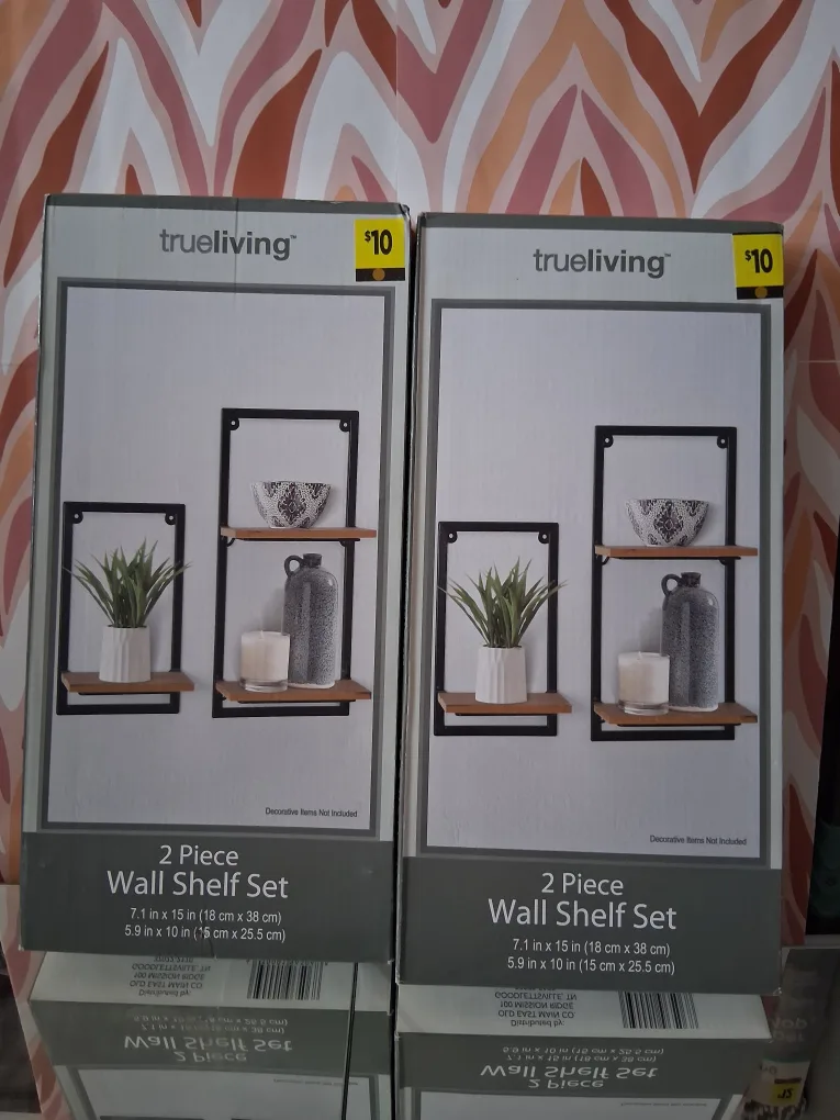 Trueliving 2 Piece Wall Shelf Set - New thumbnail