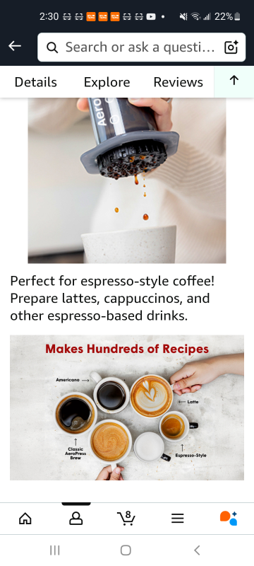 AeroPress Original Coffee Press - Brew Like a Pro! - photo 4
