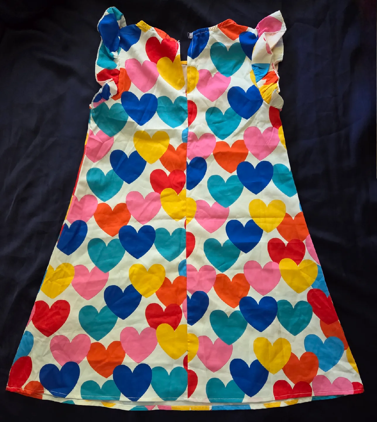 Girls' Heart Print Dress image indicator(2)