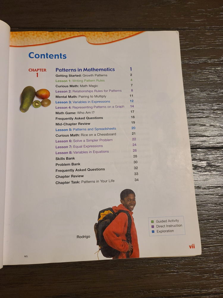 Nelson Mathematics 6 textbook - photo 2