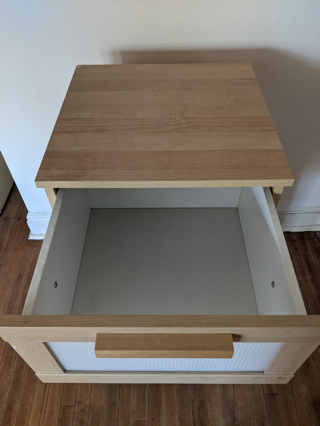 Ikea Wooden 3-Drawer Nightstand - photo 2
