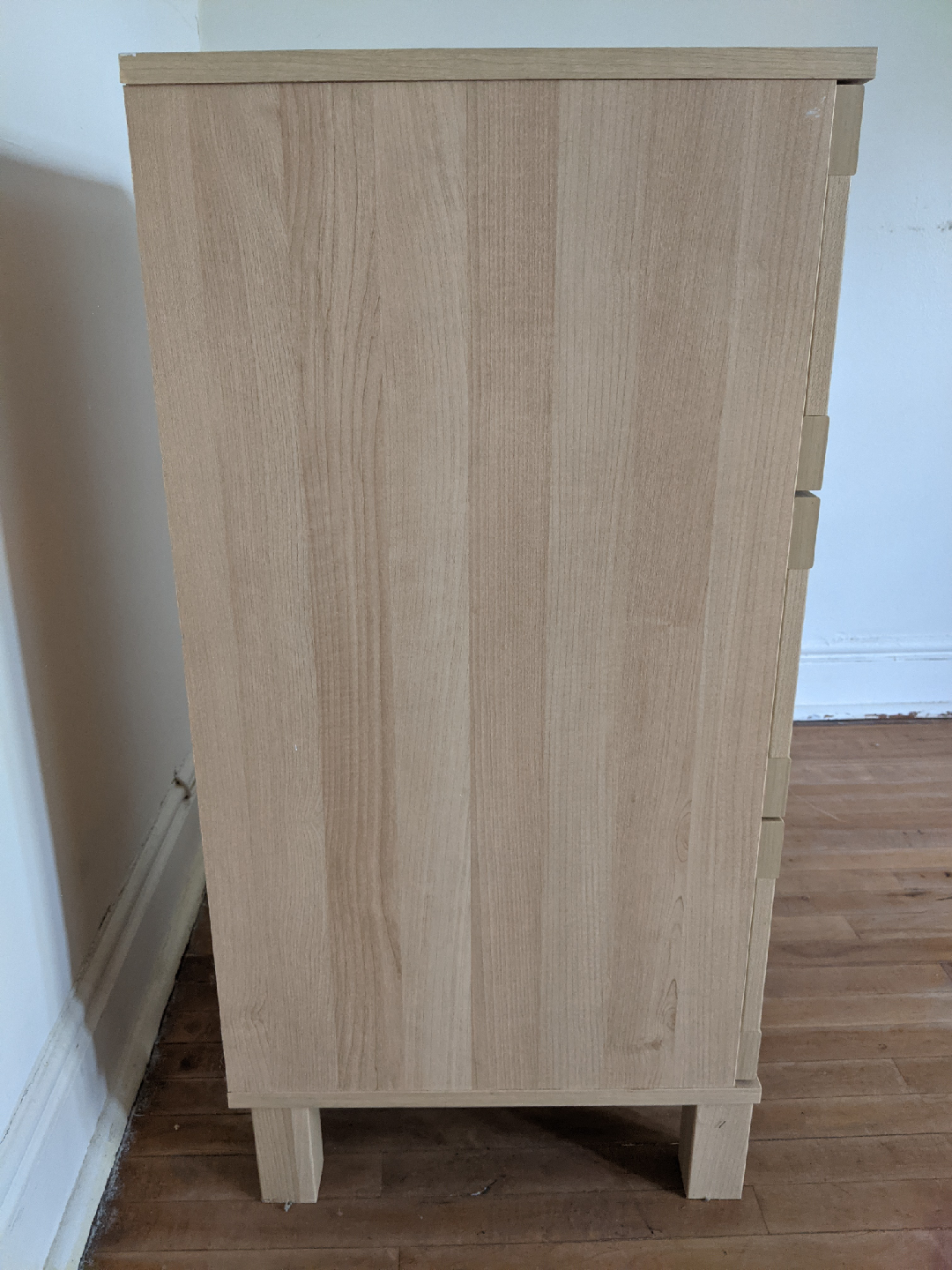 Ikea Wooden 3-Drawer Nightstand - photo 3