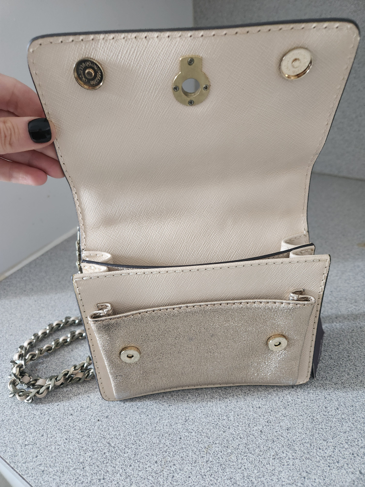 Etienne Aigner Beige Chain Crossbody Bag - photo 2