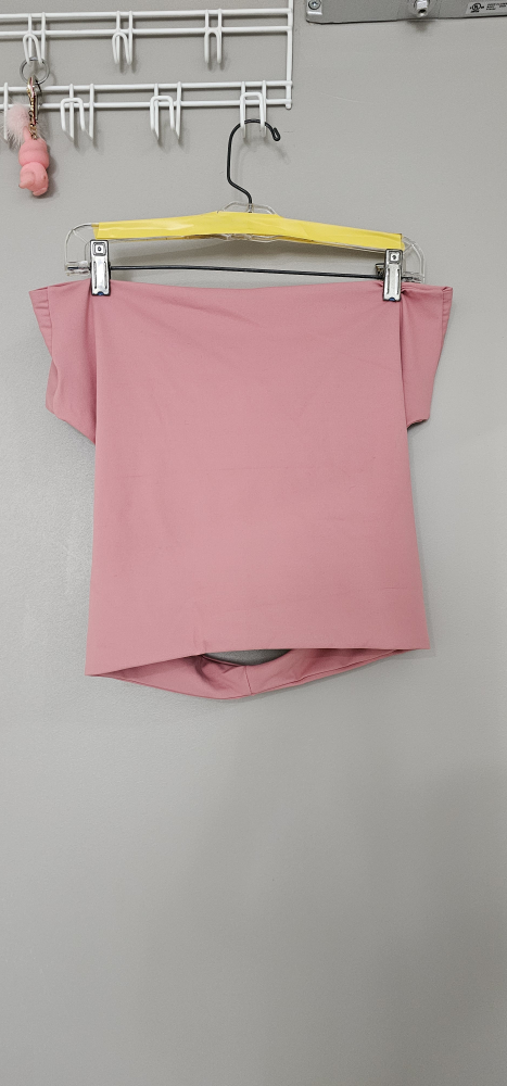 New brand Pink Tie Back Top - Size L nazgol - photo 2