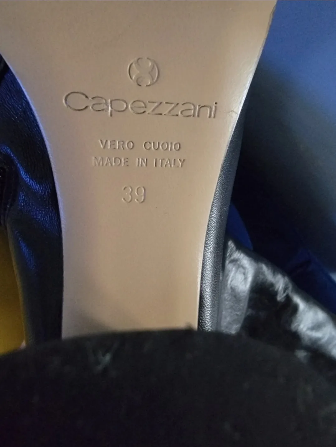 Capezzani Black Leather Thigh High Boots - Size 39 image indicator(5)