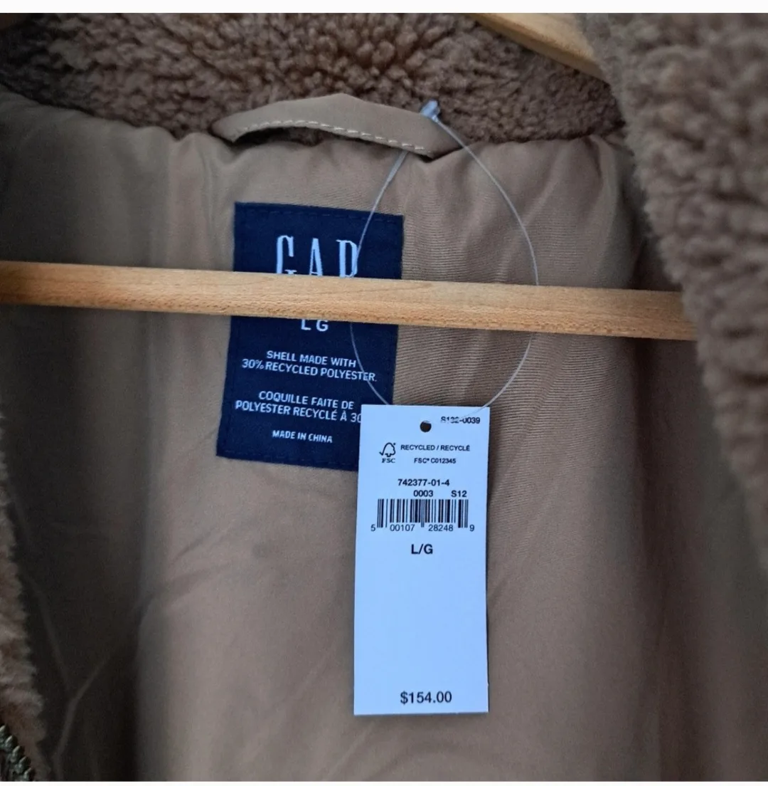 Gap Sherpa Moto jacket, Brand new image indicator(6)