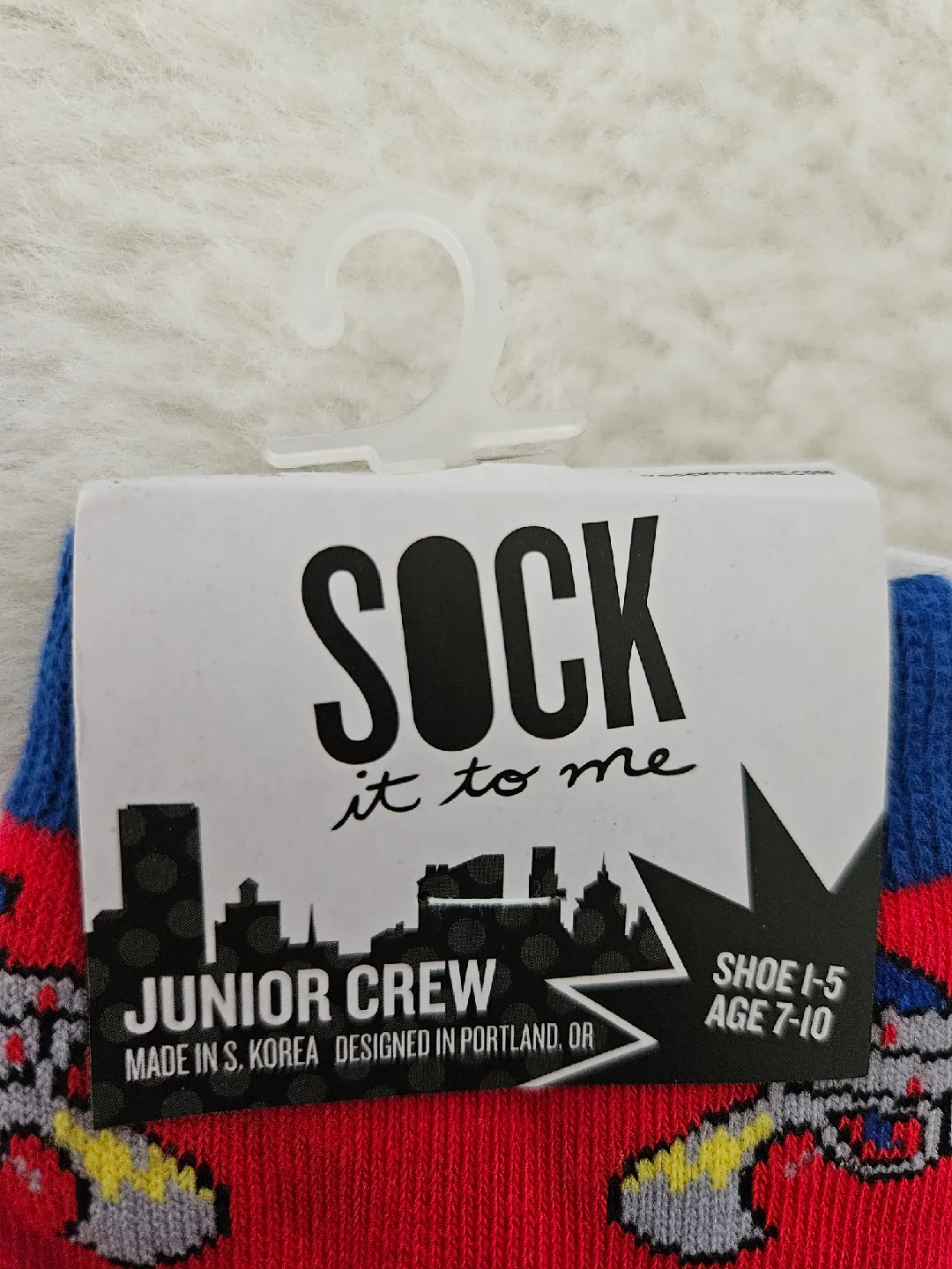 New Sock It To Me Youth Crew Socks Age 7-10 image indicator(3)