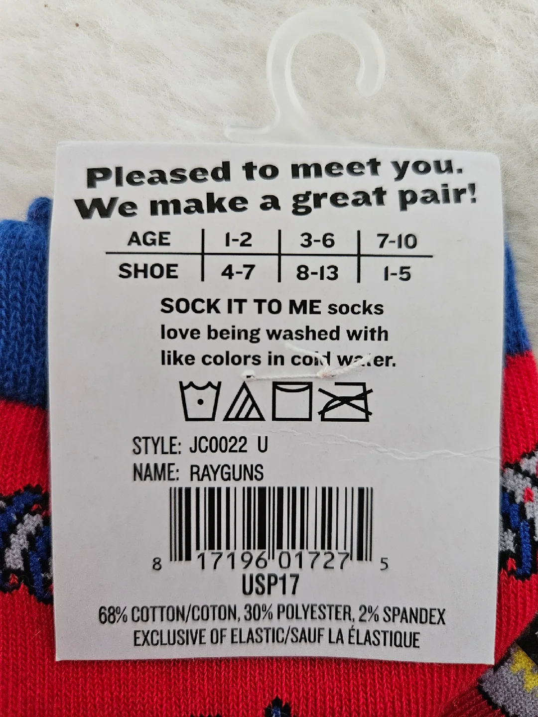 New Sock It To Me Youth Crew Socks Age 7-10 image indicator(4)