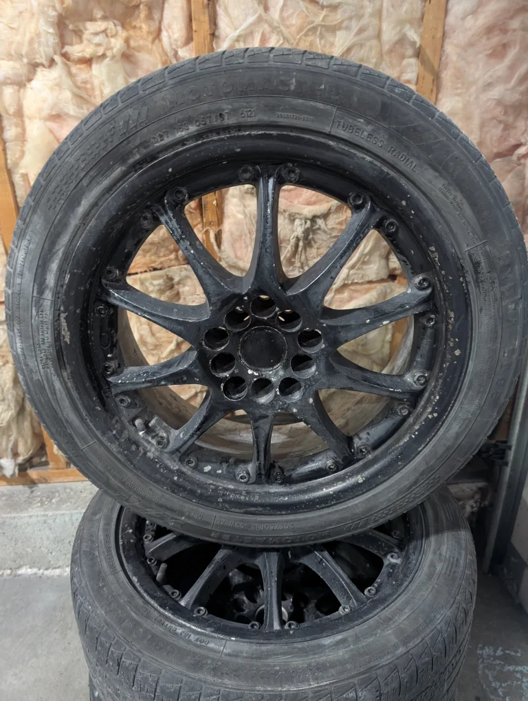 (2)-17 Inch Rims Multifi Rims 5x100 and 5x114.3