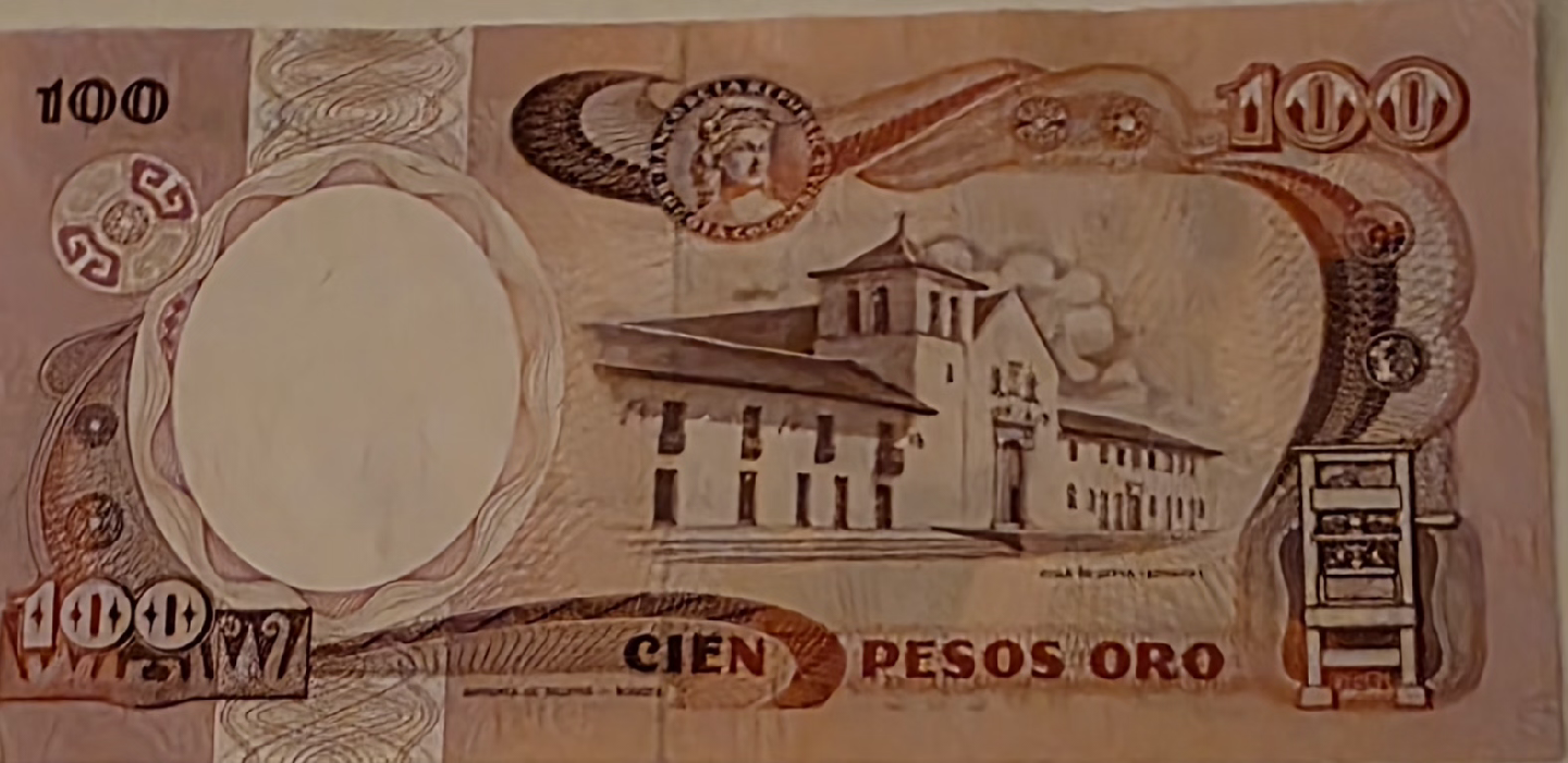 100 and 200 Colombian Pesos 1989