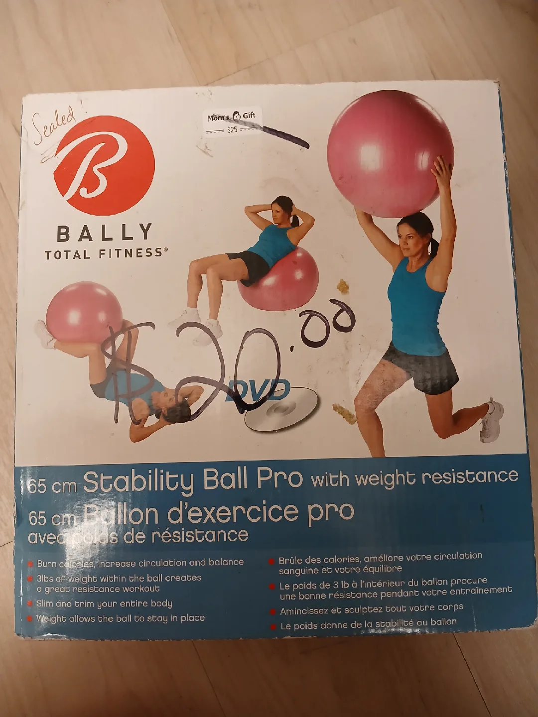 Bally Total Fitness 65cm Stability Ball Pro 🥕 thumbnail