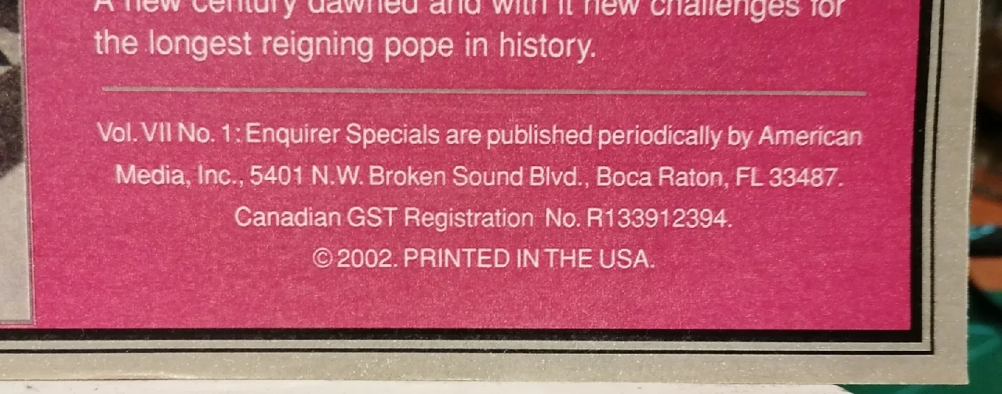 Pope John Paul II, Limited Collectors Edition Magazine image indicator(4)